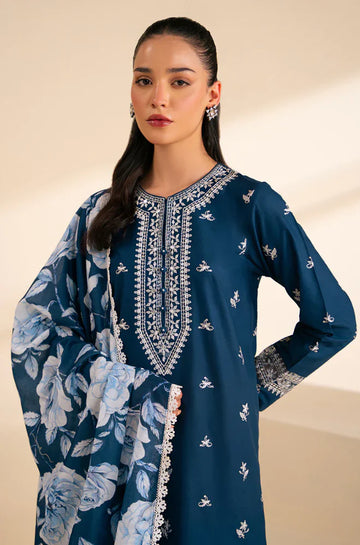 Jazmin - 3PC Dhanak Embroidered Suit